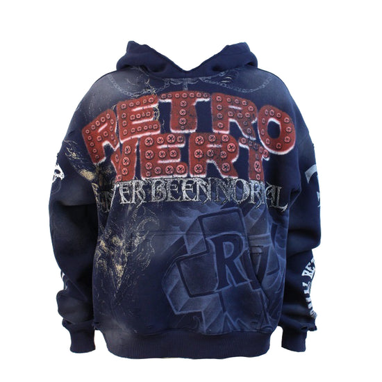 REAPER PULLOVER HOODIE - NAVY