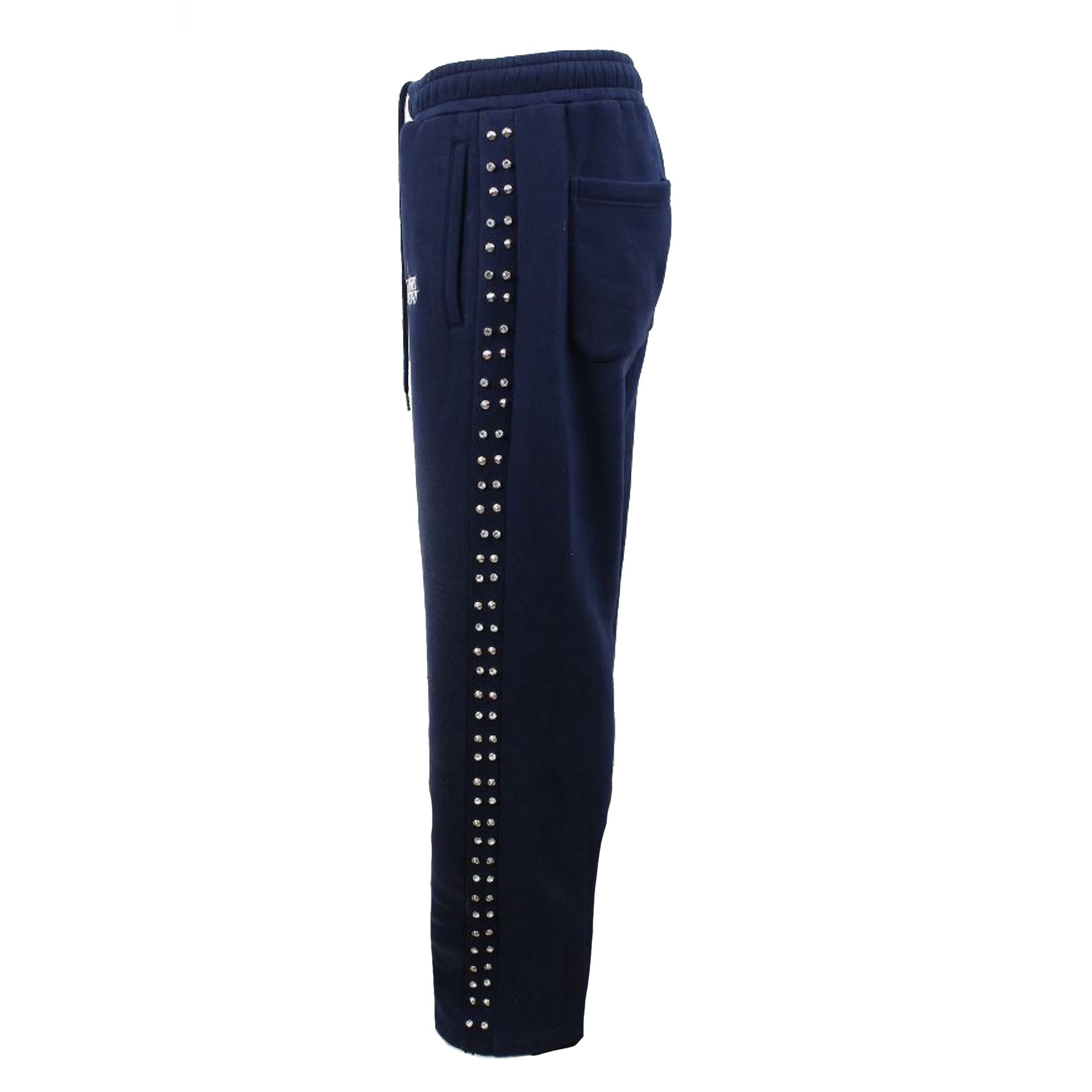 Relaxed Spiked Sweatpants - NAVY