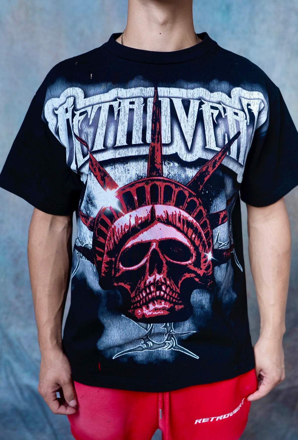 LIBERTY T-SHIRT RED - RETROVERT