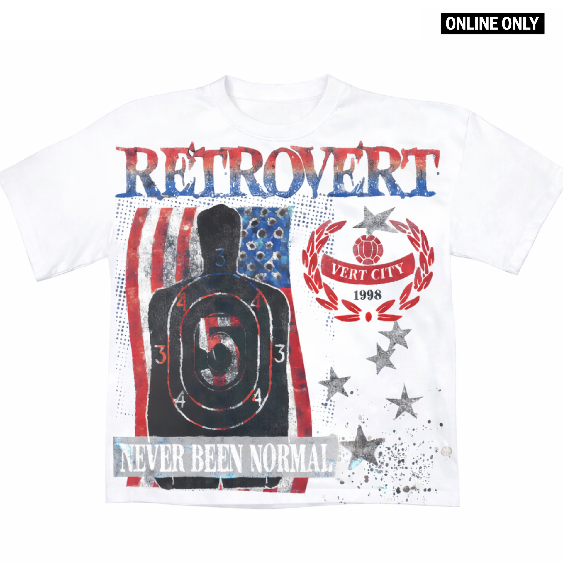 USA Target T-Shirt - White