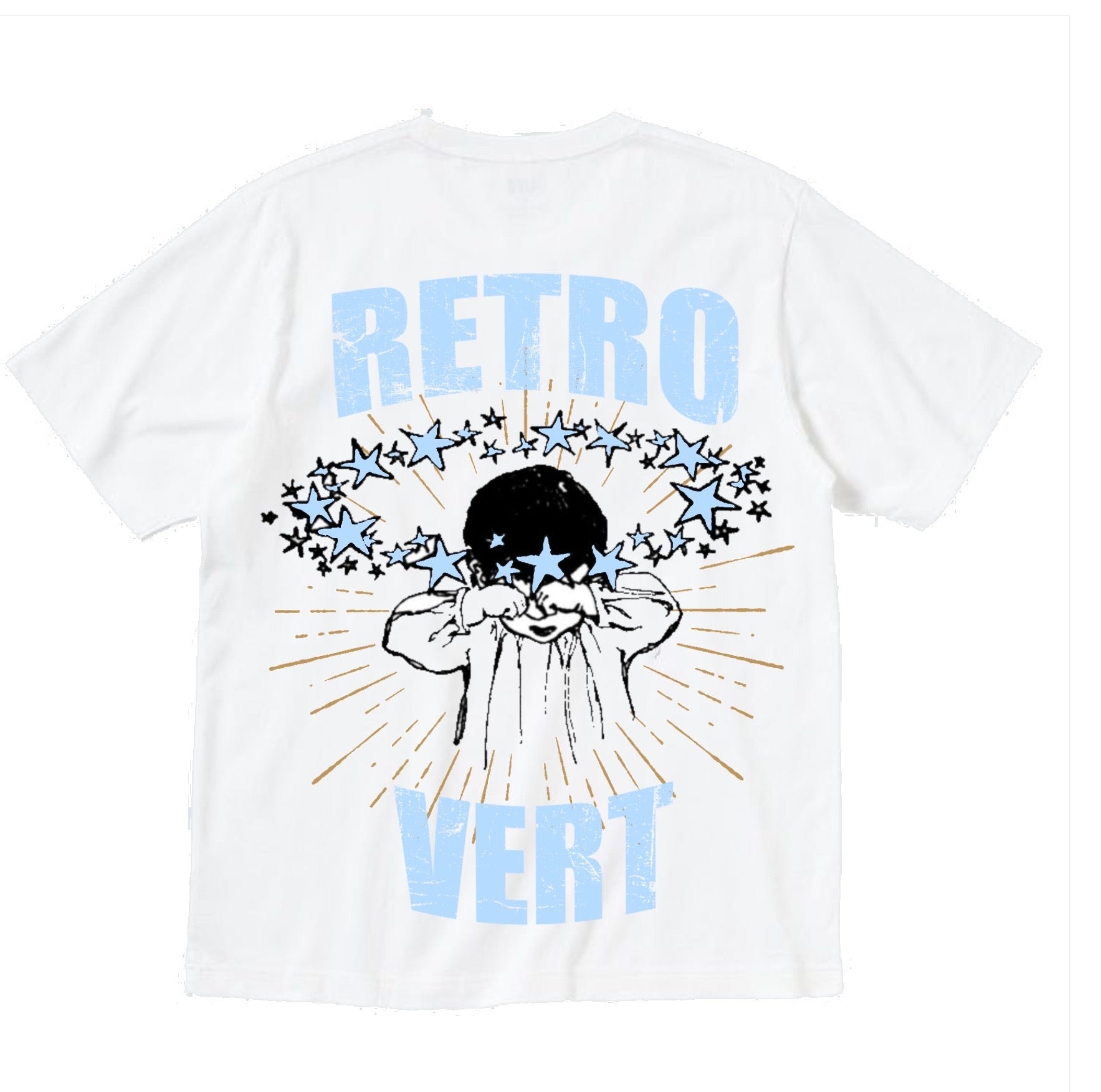 Blue Crybaby Tee - RETROVERT