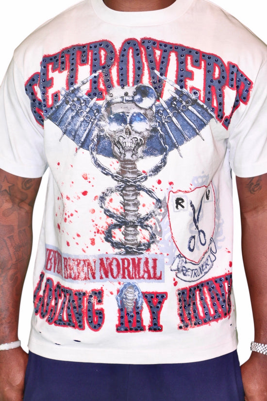 NAVY PARAMEDIC RHINESTONE T-SHIRT