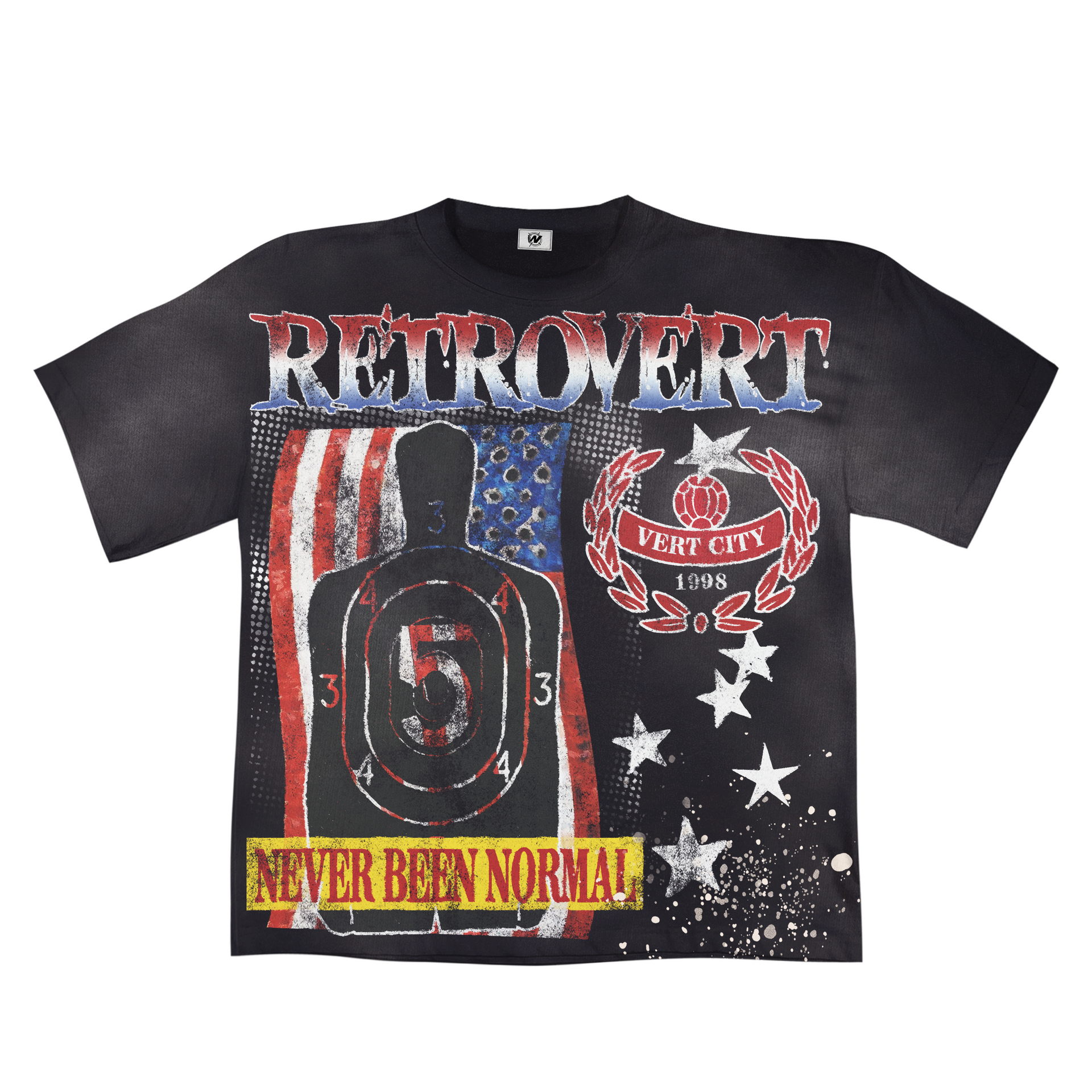 USA Target T-Shirt- Black