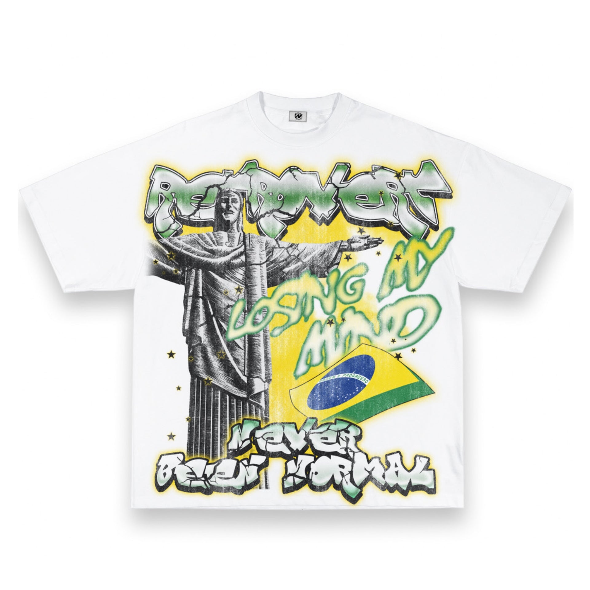 Brazil Tee - White