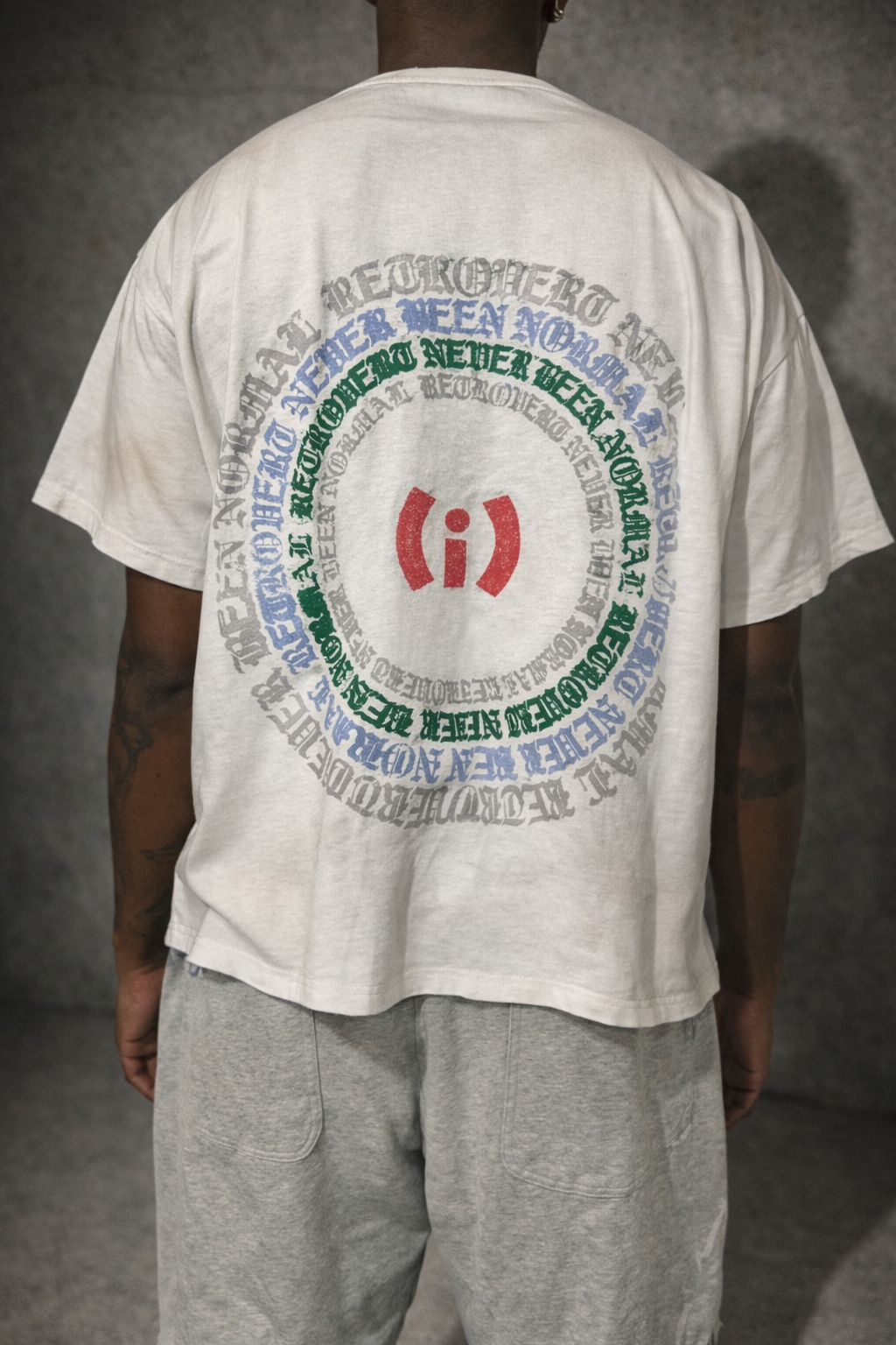 Never Normal tee - white