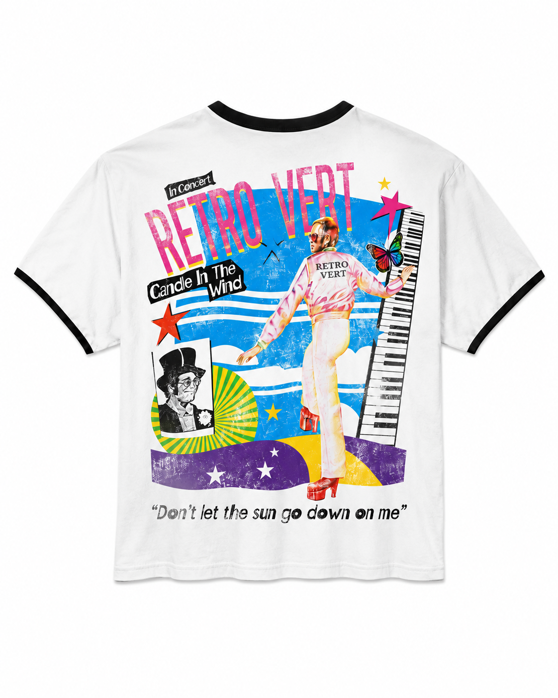 Elton Ringer Tee - White