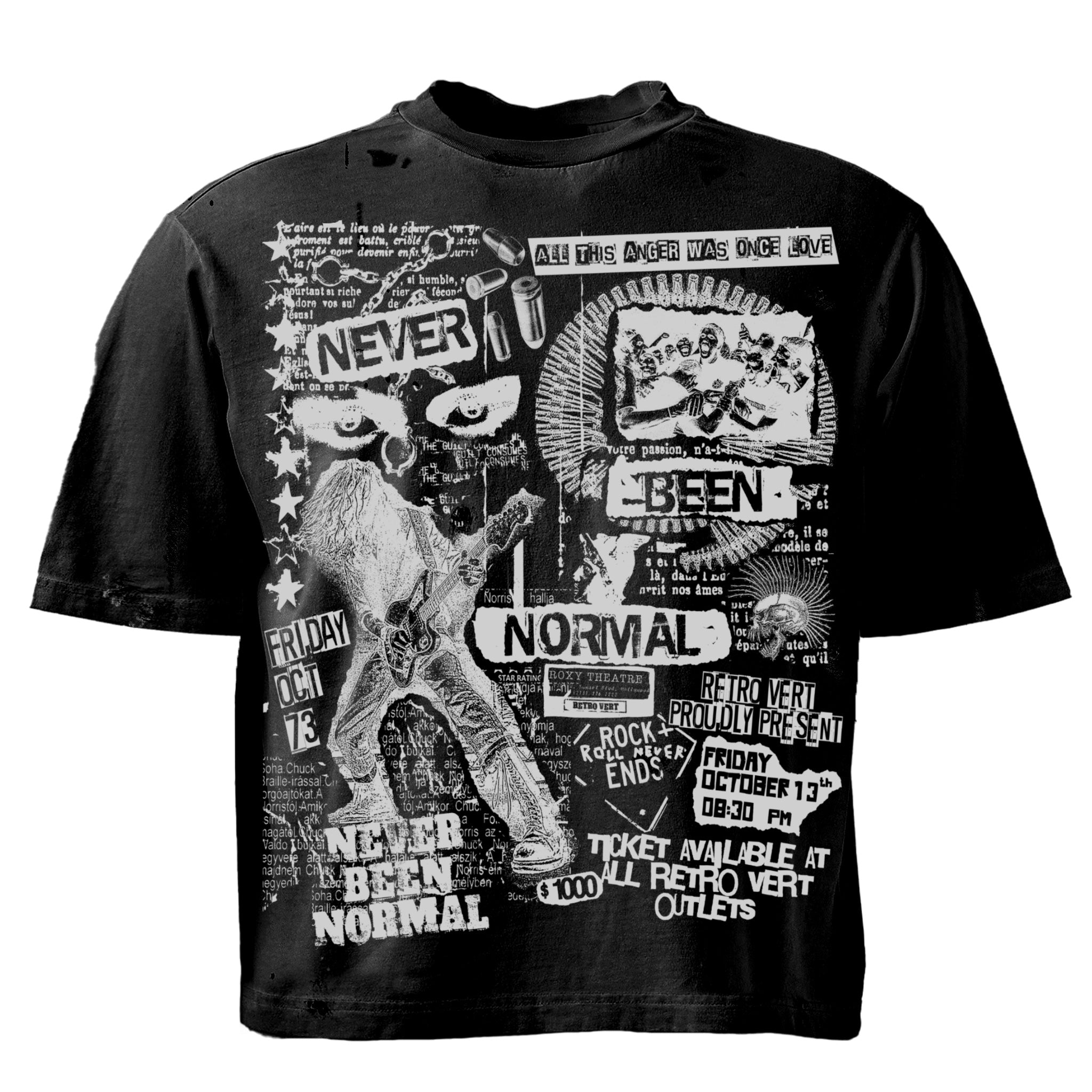 Rockstar Tee - Black - RETROVERT