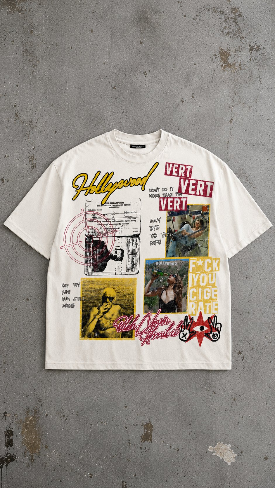 Vert Hollywood T Shirt - White