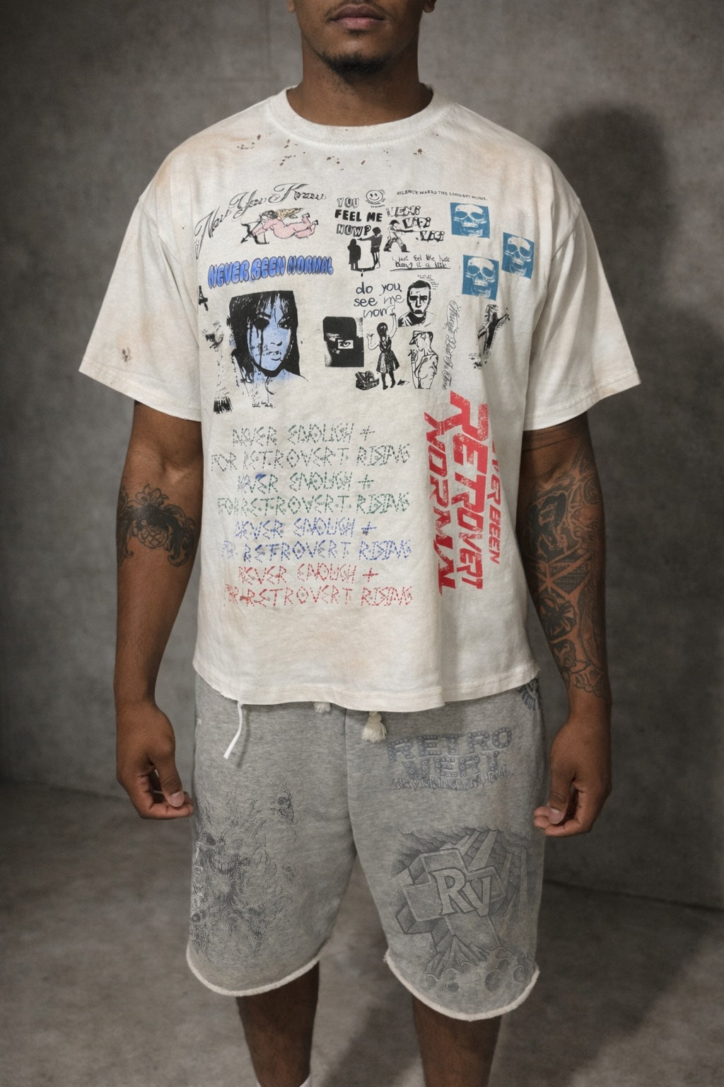 Never Normal tee - white