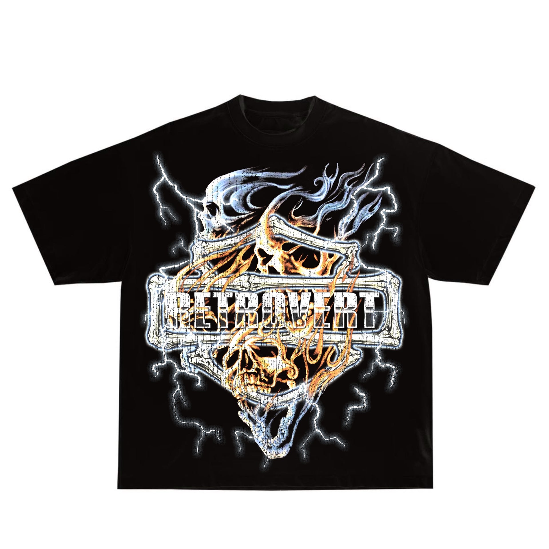 BLUE SKULL SHIRT