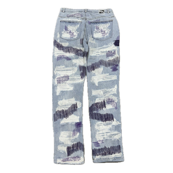 Distressed Denim - Purple