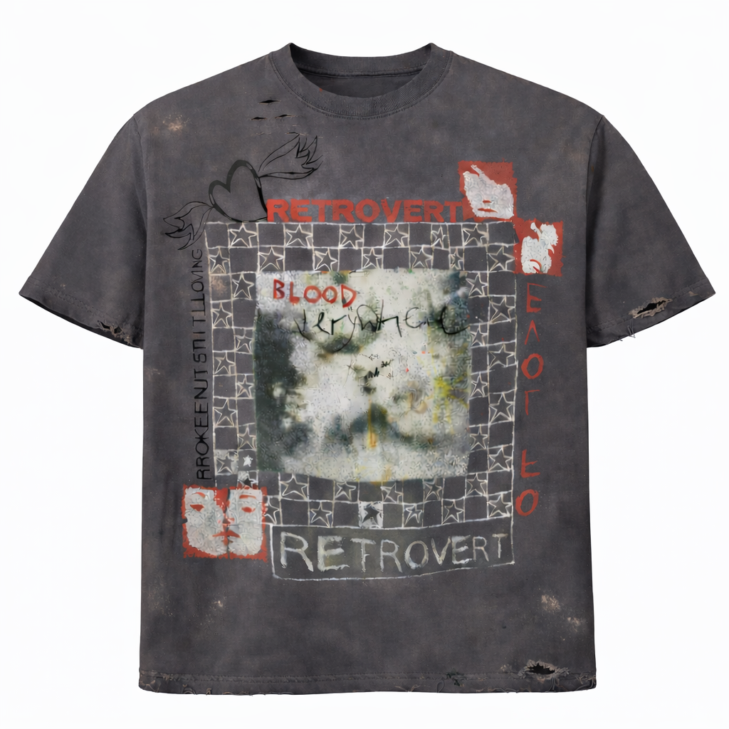 Grid tee - Grey