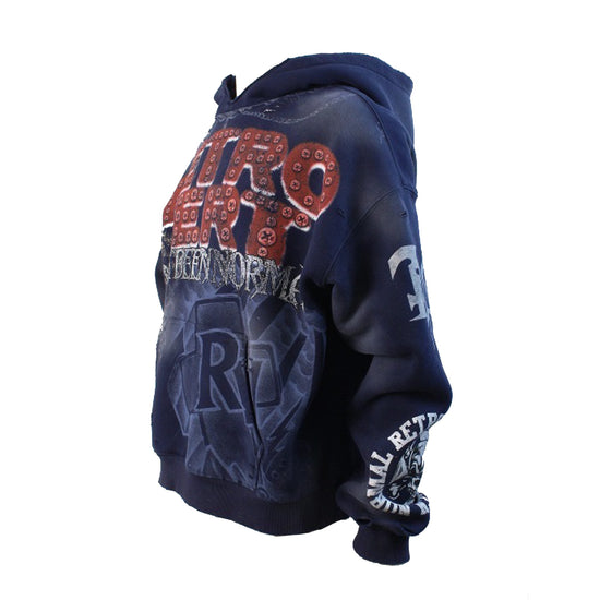 REAPER PULLOVER HOODIE - NAVY