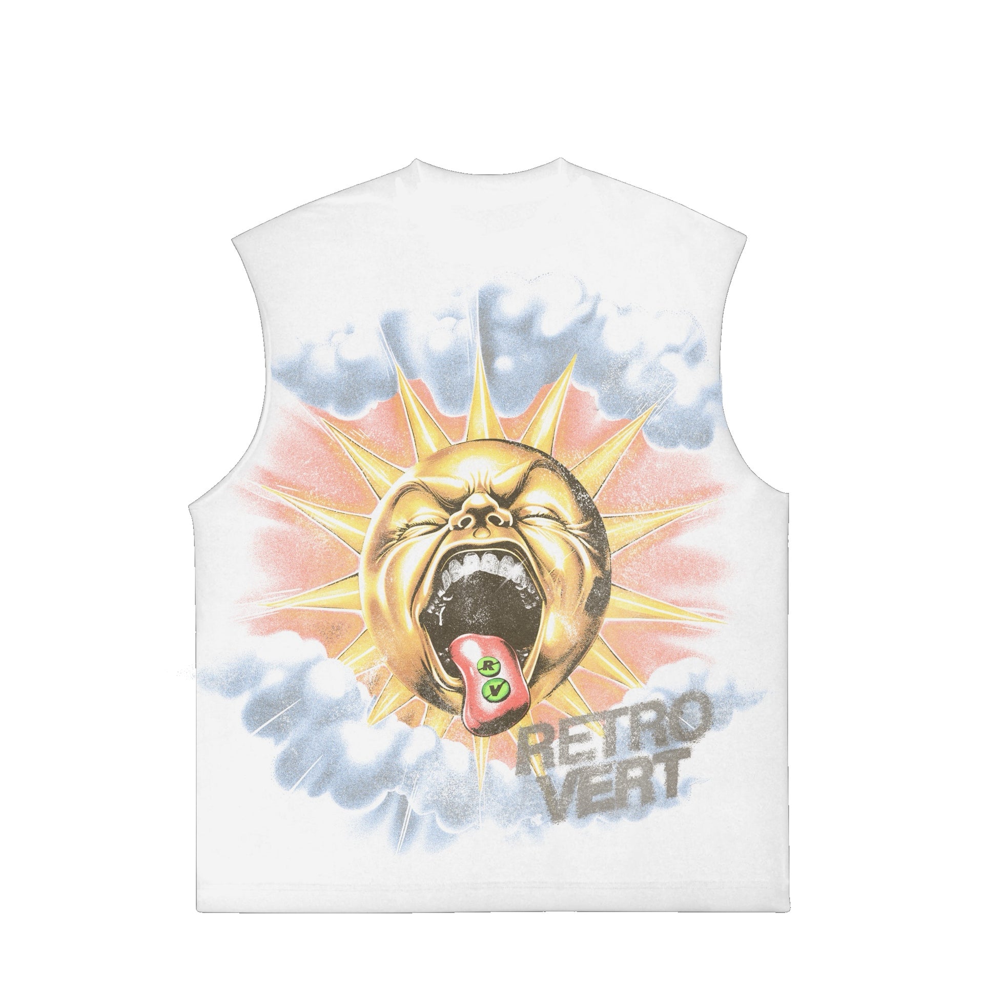 SUN TONGUE TEE CUT-OFF