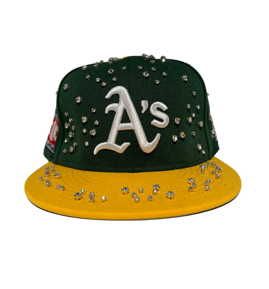 KITTED SHOP X RETROVERT RHINESTONE HAT OAKLAND