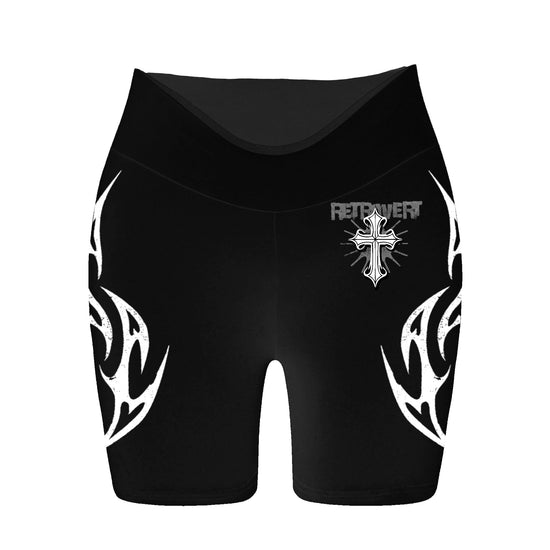 CROSS BIKER SHORTS BLACK