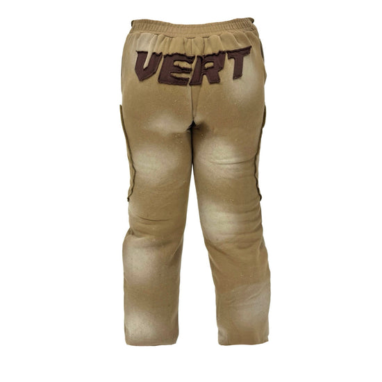 VERT DISTRESSED SAND PANTS