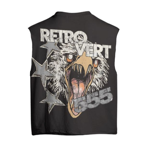 FALCON SKULL CUT-OFF T-SHIRT