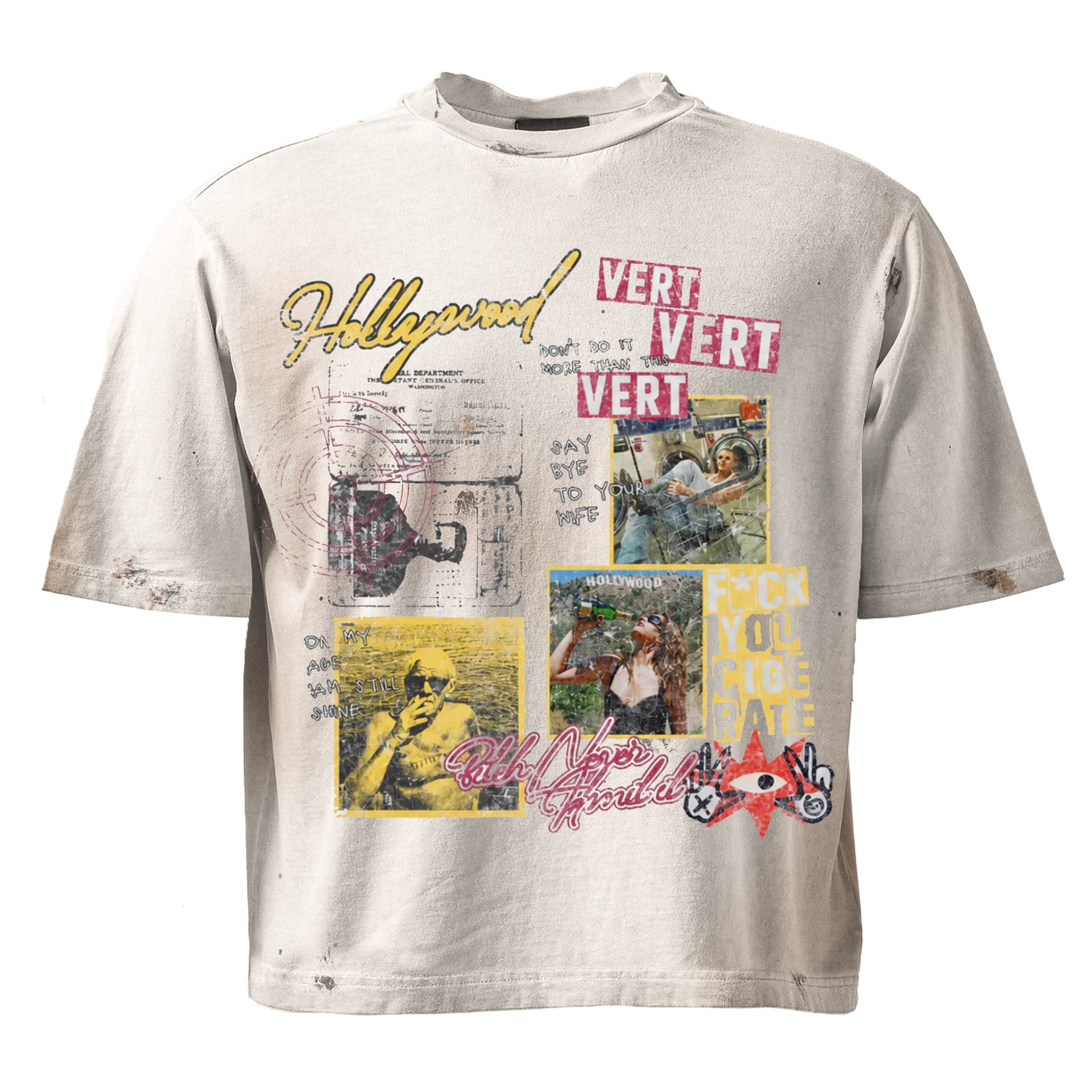 Vert Hollywood T Shirt - White