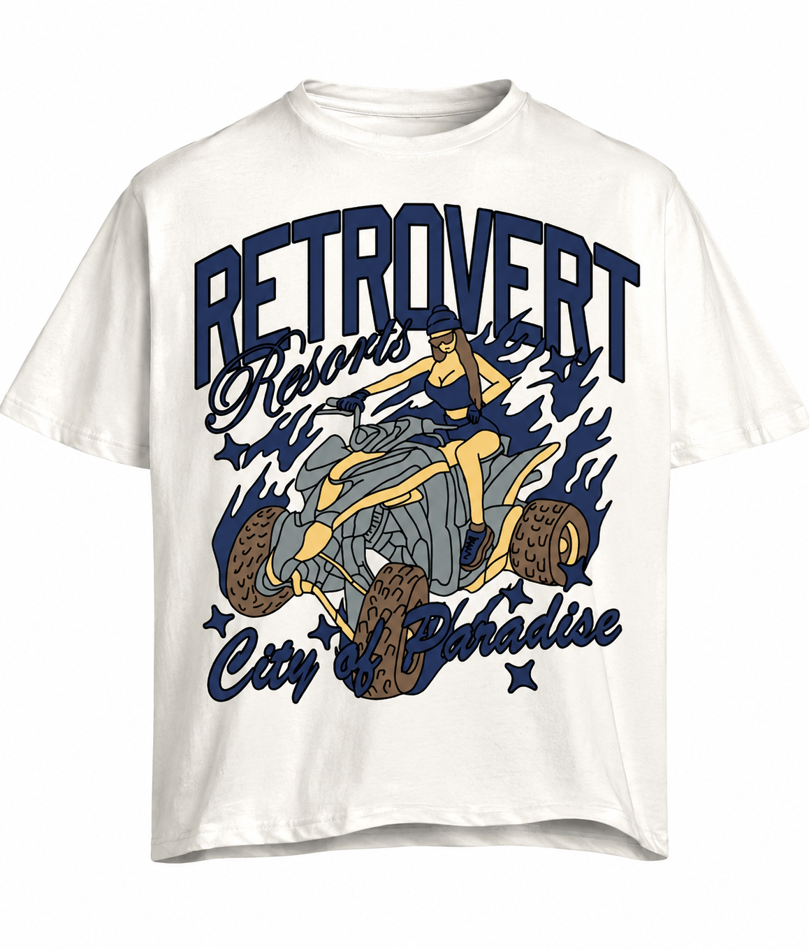 Navy Paradise Tee