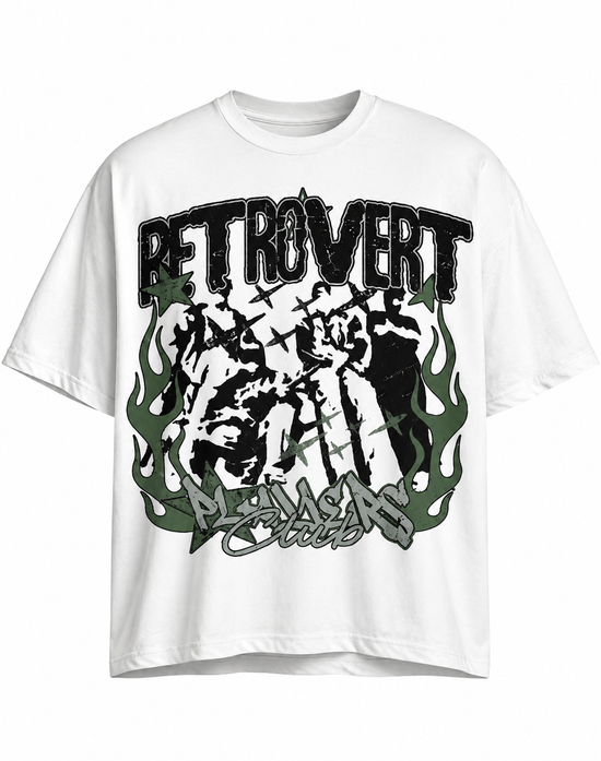 Players Club Tee White/Green