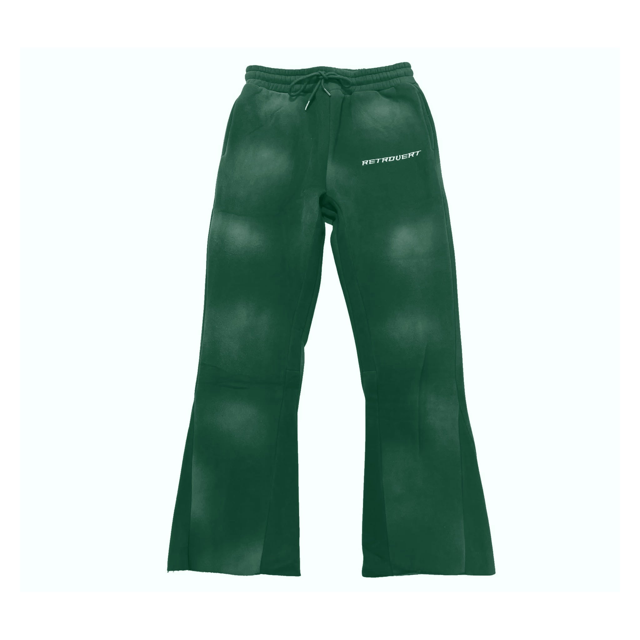 Flare Green Sweatpants - RETROVERT