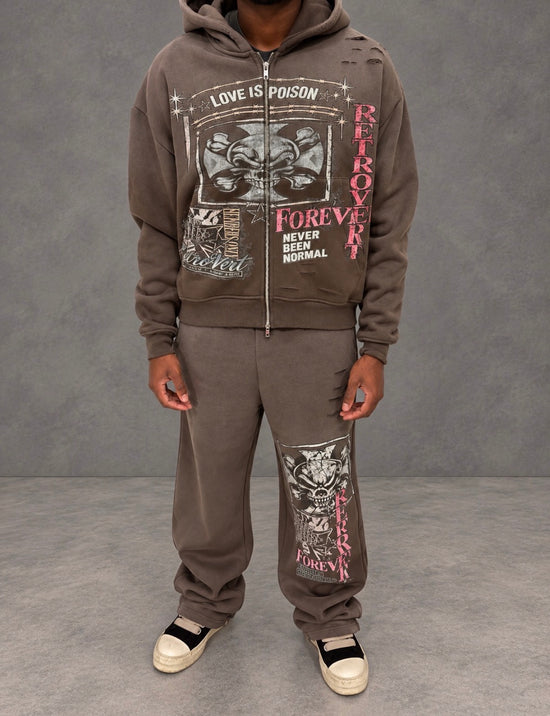 Forever Zip Hoodie - GREY