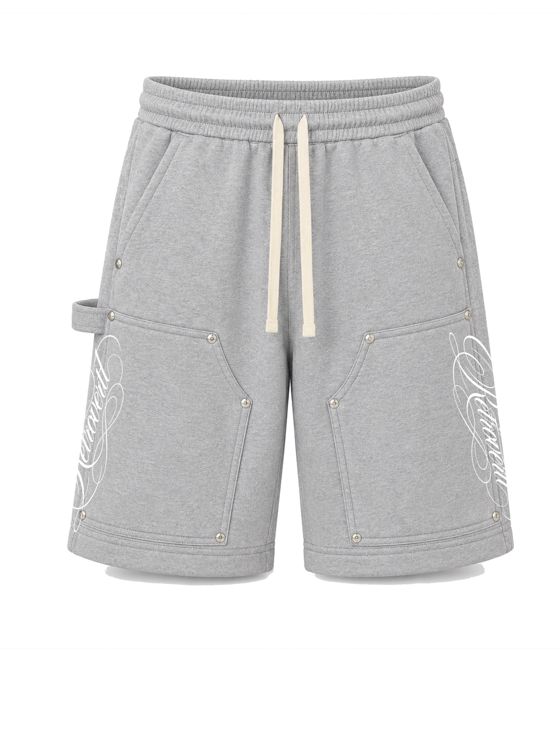 SCRIPT SHORTS - GREY