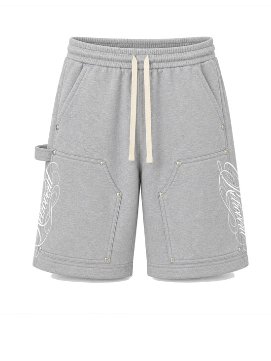 SCRIPT SHORTS - GREY