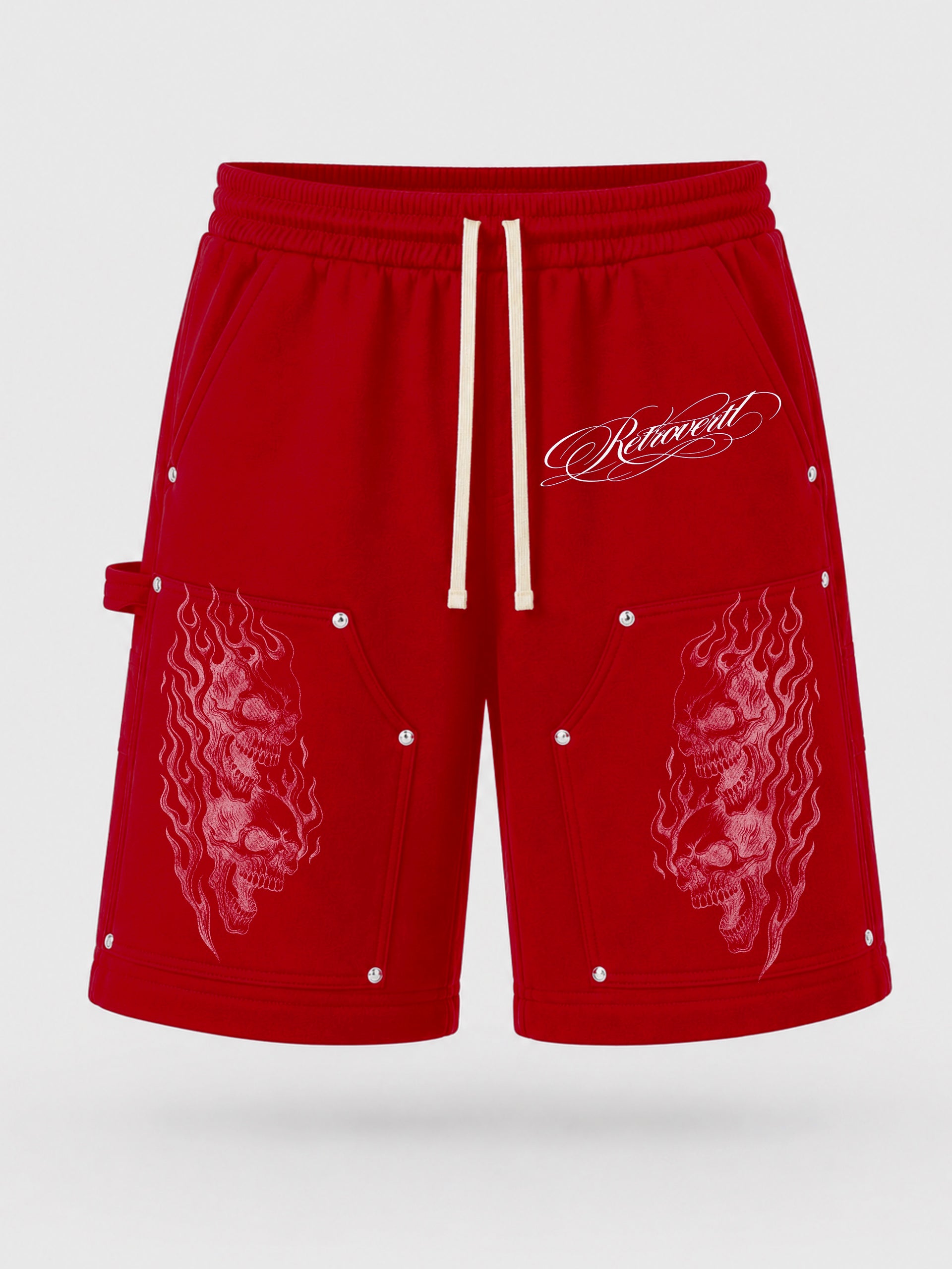 FLAME SHORTS - RED