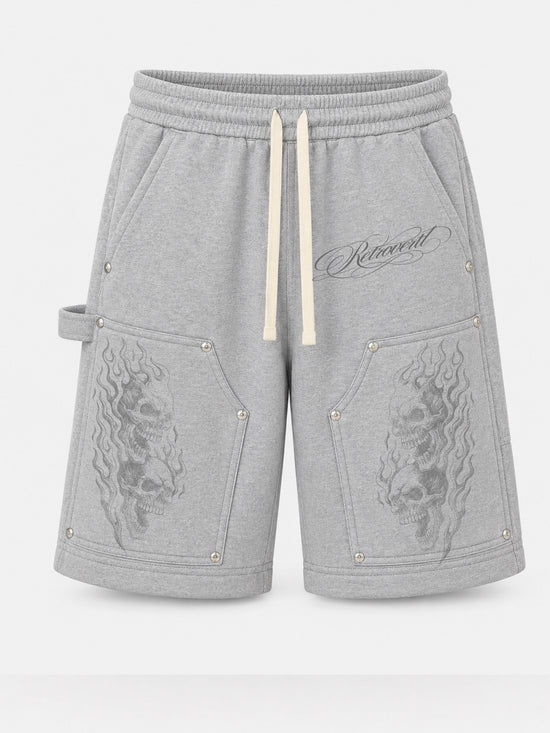 FLAME SHORTS - GREY