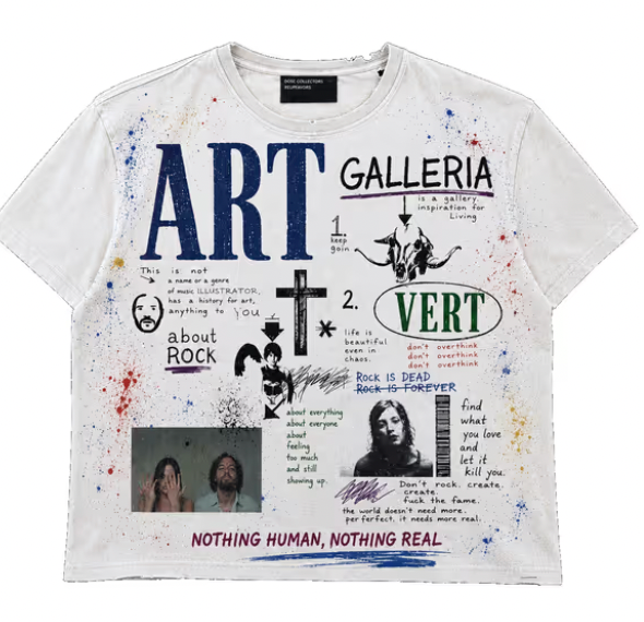 Art Paint Splatter T Shirt