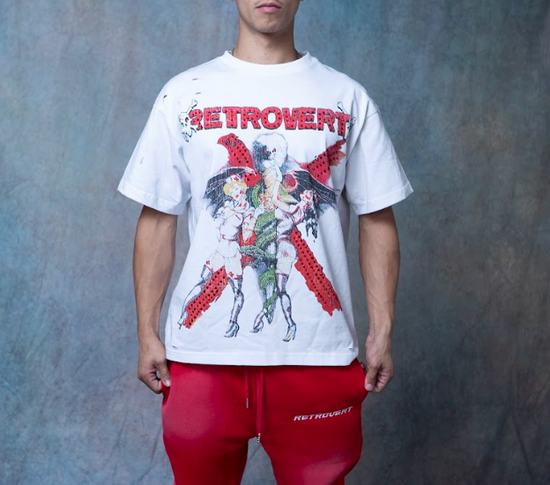 Rhinestone Nurse Tee - White