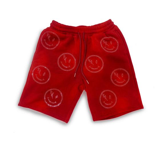 Smiley Shorts - Red