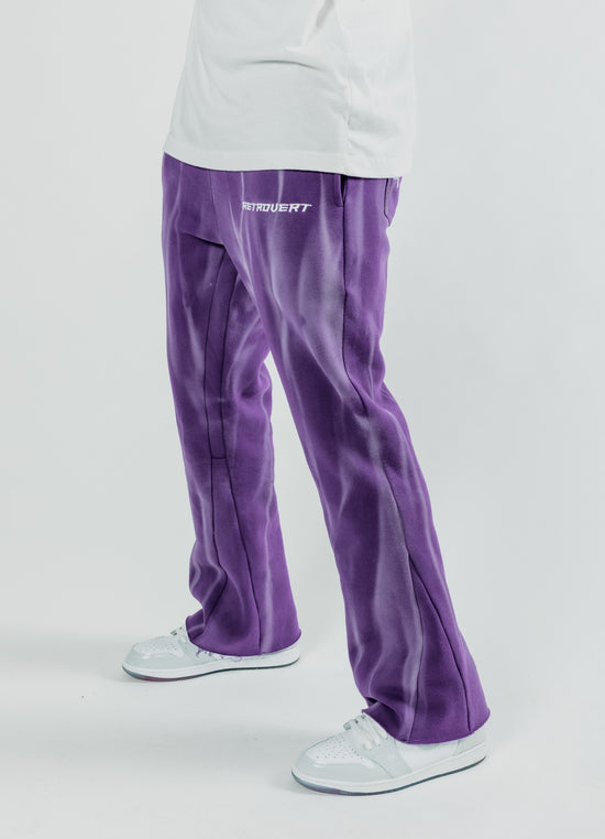 Flare Purple Sweatpants