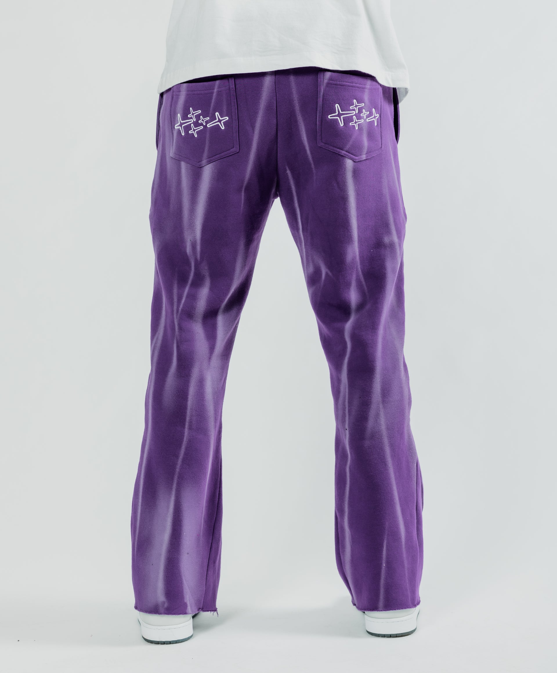 Flare Purple Sweatpants