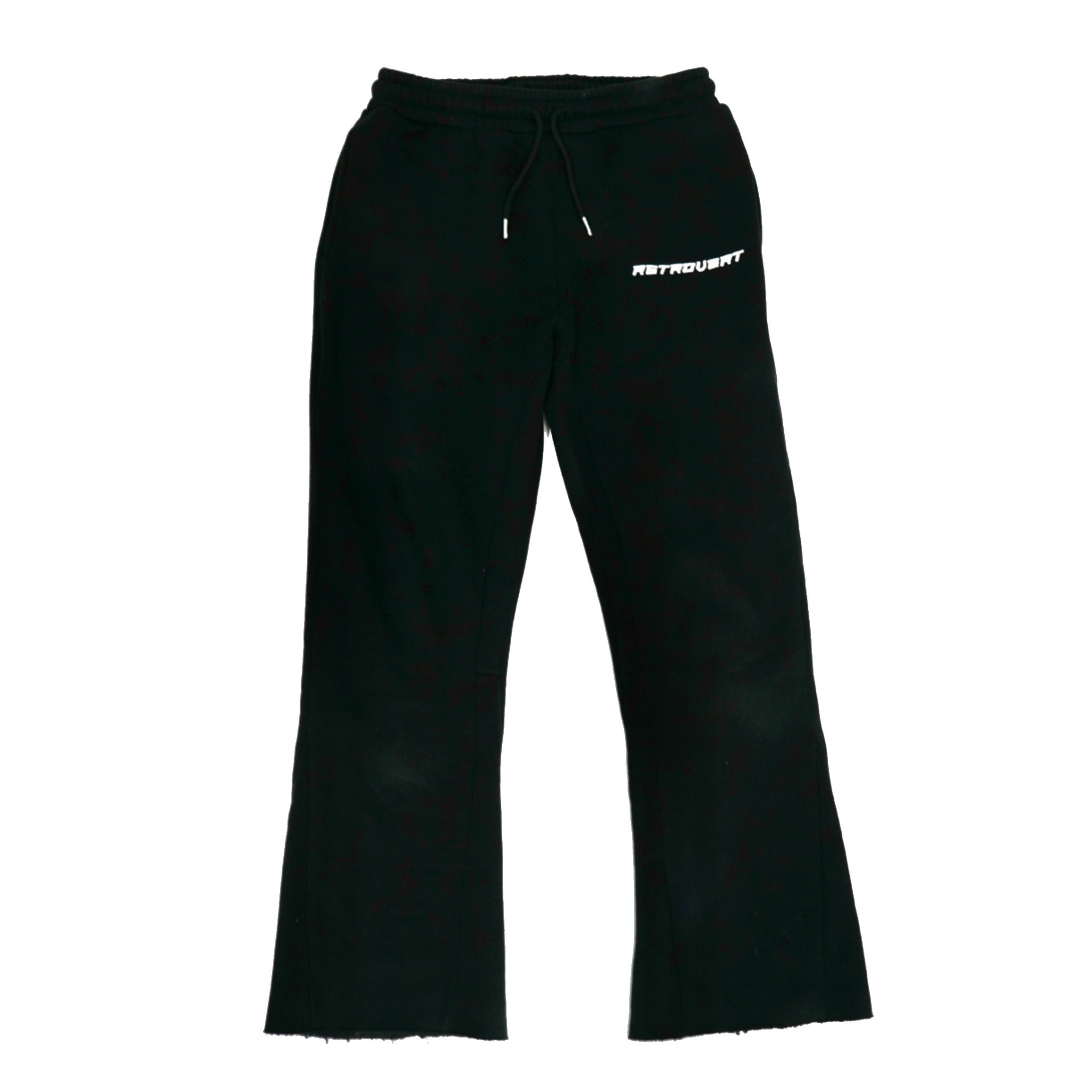 Optional Flared Sweatpants - Black