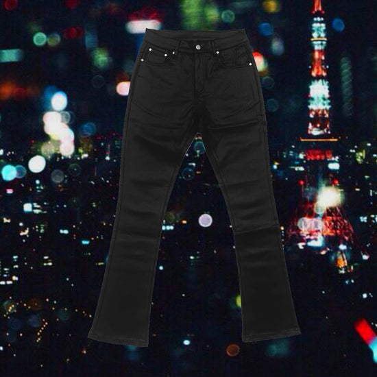 Slim Straight Jeans Black