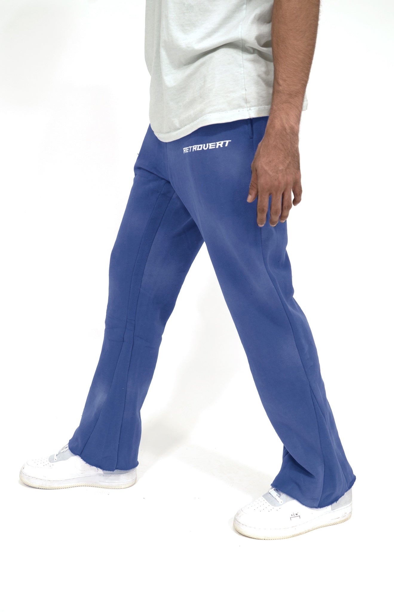 Blue sweatpant discount