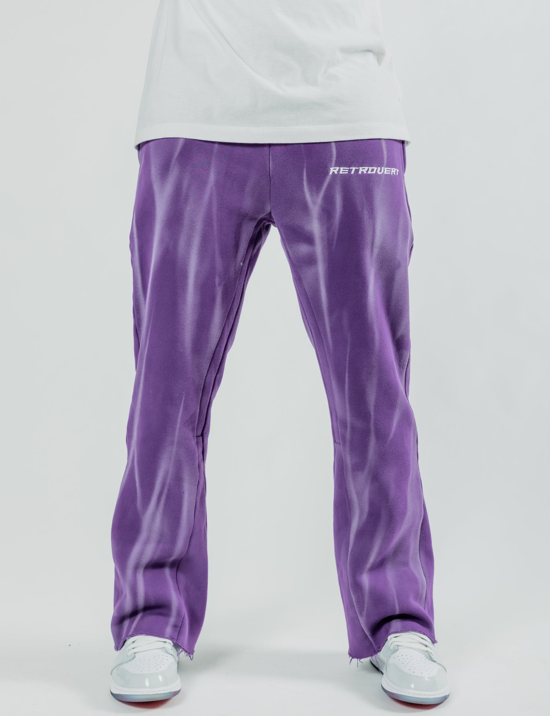 Flare Purple Sweatpants